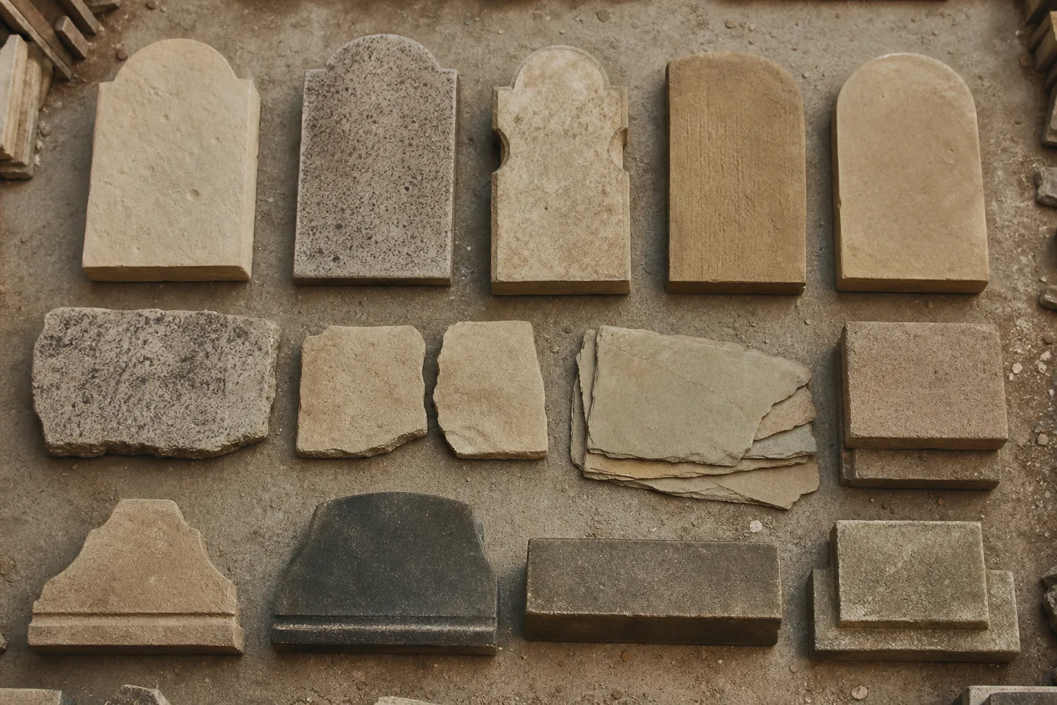 Ordering a stone that has to last? What each material does after fifty years